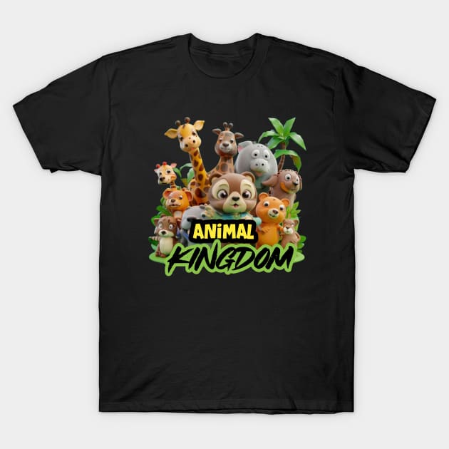 Wild Wonders: Exploring the Animal Kingdom" T-Shirt by Farhan S